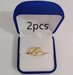 Simple And Creative Love Hands Embracing Ring Pi-Mart