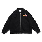 BLACKAIR Street Brand Spring And Summer Men's National Tide Old Punk Hip-hop Men's AQnd Women's Baseball Jackets