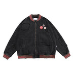 BLACKAIR Street Brand Spring And Summer Men's National Tide Old Punk Hip-hop Men's AQnd Women's Baseball Jackets