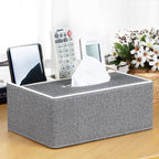 Multifunctional Leather PU Tissue Box European Napkin Storage Box