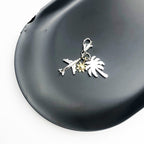 Palm Tree Sun Plane Pendant 925 Sterling Silver