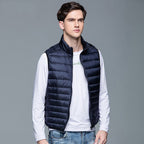 Fashionable Men's Stand Collar Down Jacket Vest