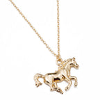 Running Horse Necklace Ladies Clavicle Chain