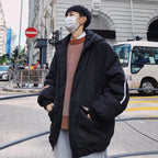 Korean Style Trendy Loose Hooded Padded Jacket Pi-Mart