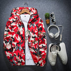 Hooded Men'S Jacket Casual Long Sleeve Student Top Slim Teen Windbreaker Pi-Mart