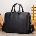 MVA Briefcase, Leather Men's Business Handbag, First Layer Leather Laptop Business Bag, Spot Wholesale Pi-Mart