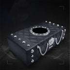 DAD Tissue Box Cover Tissue Box Inlaid With Rhinestone Crown Pi-Mart