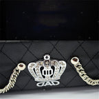 DAD Tissue Box Cover Tissue Box Inlaid With Rhinestone Crown Pi-Mart