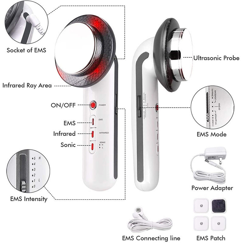 Three-in-one Slimming Instrument Massage Beauty Instrument Pi-Mart