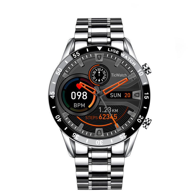 Multifunctional Smart Watch  Bluetooth Call  Pedometer Blood Pressure And Heart Rate Detection Waterproof Watch Pi-Mart