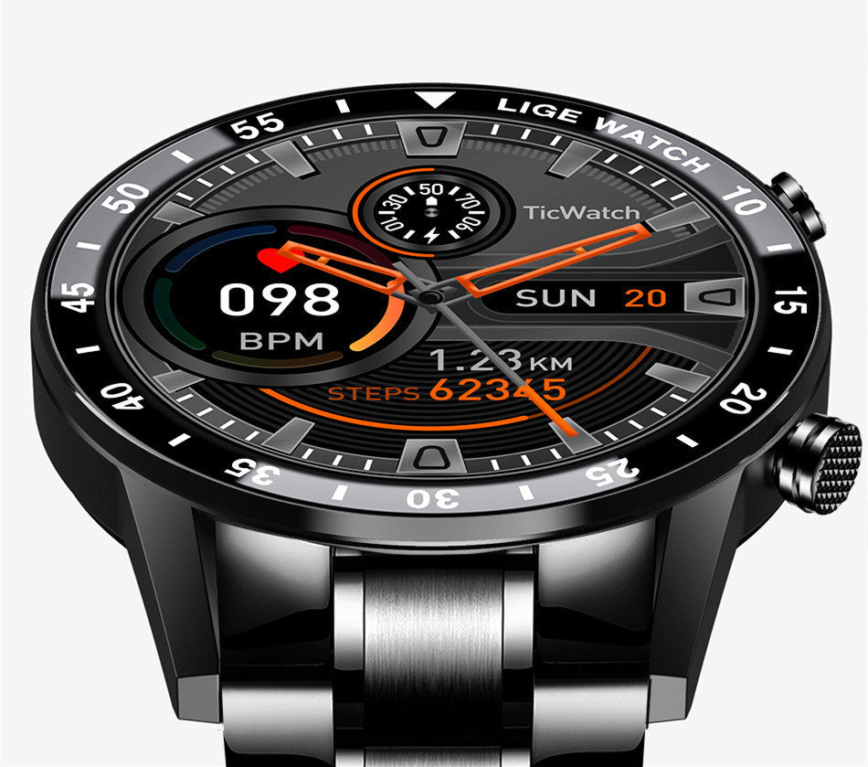 Multifunctional Smart Watch  Bluetooth Call  Pedometer Blood Pressure And Heart Rate Detection Waterproof Watch Pi-Mart