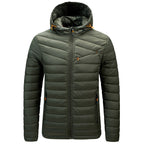 Hooded Cotton Jacket Men's Light Cotton Jacket