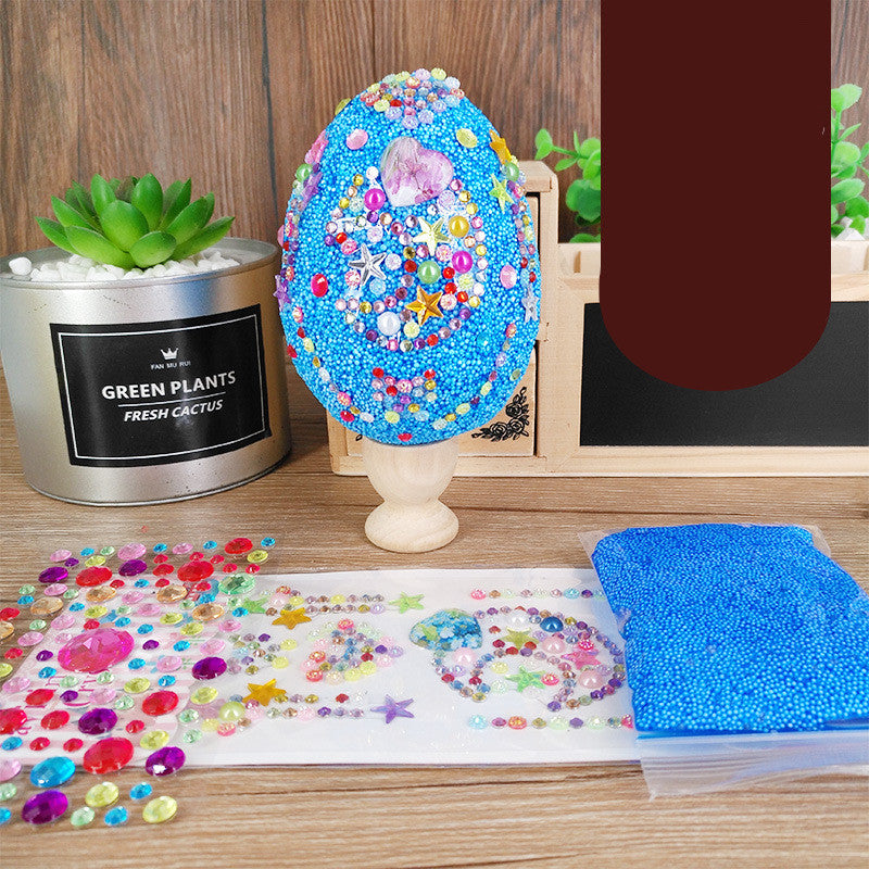 Creative Easter Egg Painted Snow Mud Decoration Set Pi-Mart