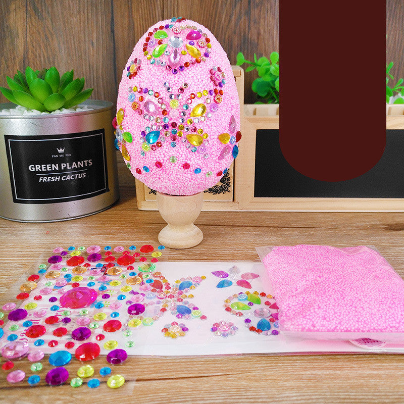 Creative Easter Egg Painted Snow Mud Decoration Set Pi-Mart