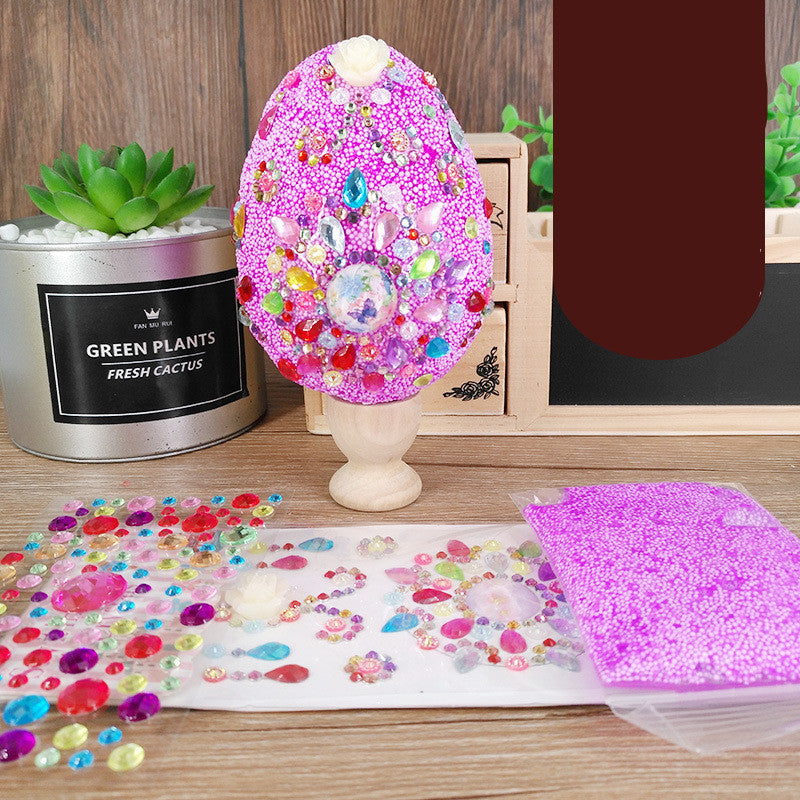 Creative Easter Egg Painted Snow Mud Decoration Set Pi-Mart