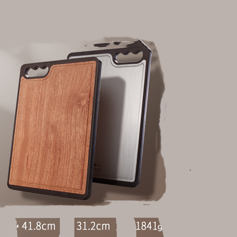 German Cutting Board Solid Wood Ebony Imported Cutting Board Double-Sided Sticky Board Accounting For Household Antibacterial And Mildew-Proof Cutting Board Cutting Board Pi-Mart