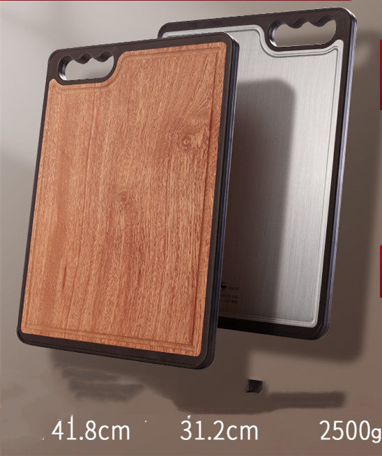 German Cutting Board Solid Wood Ebony Imported Cutting Board Double-Sided Sticky Board Accounting For Household Antibacterial And Mildew-Proof Cutting Board Cutting Board Pi-Mart