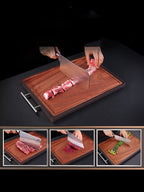German Cutting Board Solid Wood Ebony Imported Cutting Board Double-Sided Sticky Board Accounting For Household Antibacterial And Mildew-Proof Cutting Board Cutting Board Pi-Mart