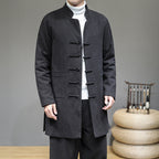Retro Padded Jacket Chinese Style Disc Buckle Tang Suit