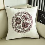 Chinese Style Horse Embroidery Bedside Pillow Lootquake LLC