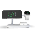 Multifunctional Five-In-One Magnetic Wireless Charging Watch Headset Desktop Mobile Phone Holder Charger 15W Fast Charge Pi-Mart