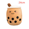 Cute Fruit Drink Plush Stuffed Soft Strawberry Milk Tea Plush Boba Tea Cup Toy Bubble Tea Pillow Cushion Kids Gift Pi-Mart
