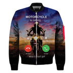 European And American Code Cross-Border Men's 3D Digital Color Printing Flight Jacket, Motorcycle Flight Suit One Drop Delivery