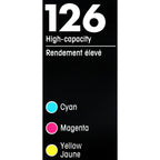 EPSON 126 DURABrite Ultra Ink Color Combo Pack For WF-3520, WF-3530, WF-3540, WF-520, WF-545, WF-630, WF-633, WF-635, WF-645, WF-7010, WF-7510, WF-7520, WF-840, WF-845 and other select models