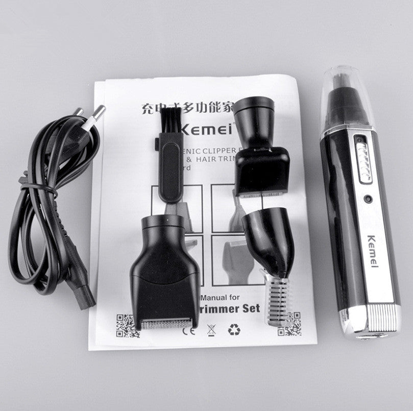 Electric Nose Hair Device 4 In 1 Set Charging Multi-Function Set Razor Trimmer Pi-Mart