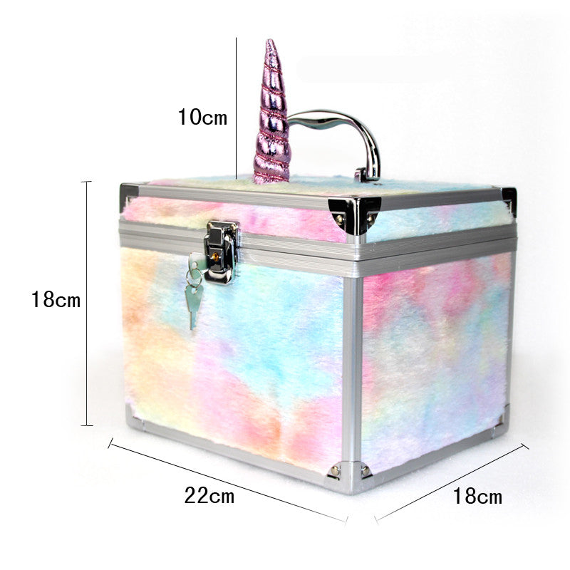 Professional Makeup Case With Makeup Artist, Multi-Function Storage, Portable Pull Rod Pi-Mart