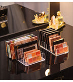 Eyeshadow Tray Storage Box Powder Cake Drawer Compartment Transparent Plastic Desktop Makeup Blush Cosmetics Storage Shelf Pi-Mart