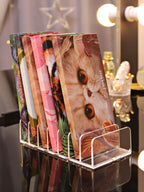 Eyeshadow Tray Storage Box Powder Cake Drawer Compartment Transparent Plastic Desktop Makeup Blush Cosmetics Storage Shelf Pi-Mart