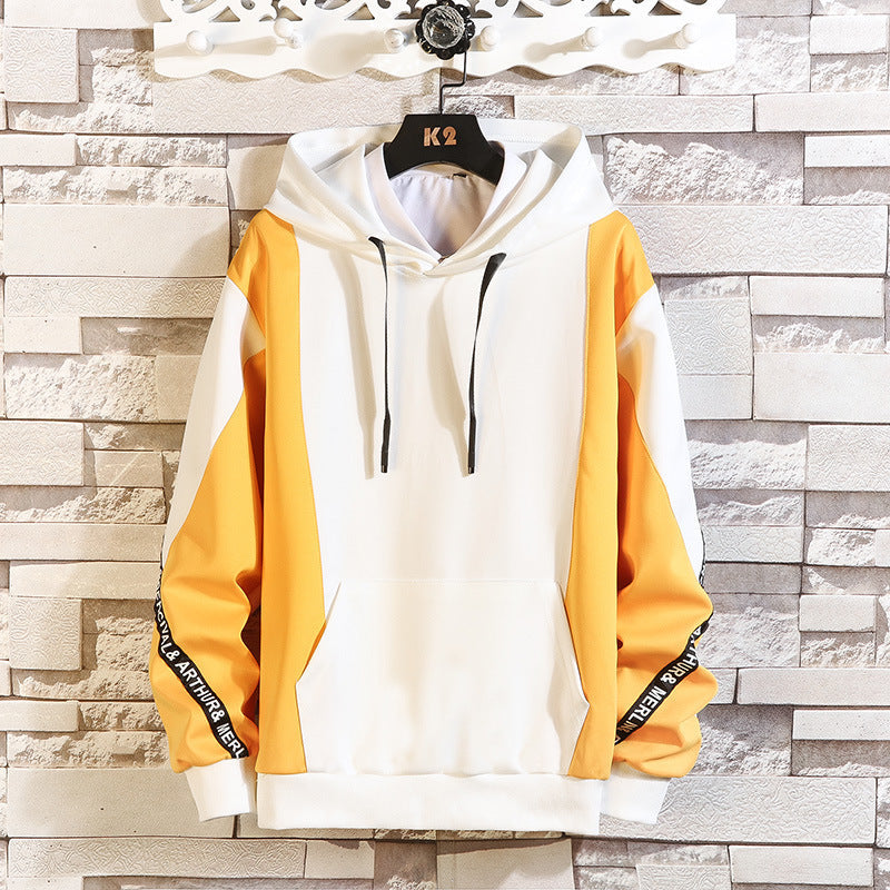 New Sweater Men's Jacket Fall Youth Student Trend Loose Casual Hooded Pullover Pi-Mart