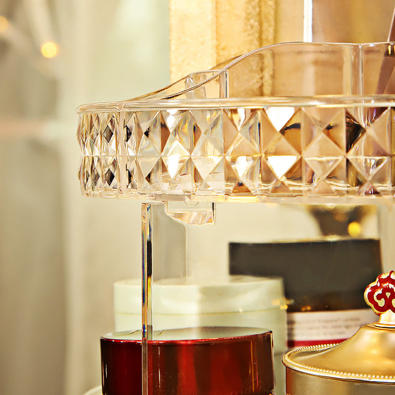 Diamond Pattern Rotating Storage Box 360 Degree Rotating Rack Pi-Mart