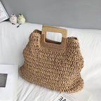 Straw Bag Beach Bag Handbag Handbag Pi-Mart