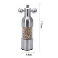 Pepper Mill Gadgets Pepper and Salt Grinder Grinding 4 Color Garlic Grinding Spice Grinder Kitchen Creative Tools BBQ Accessory Pi-Mart