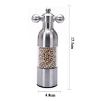 Pepper Mill Gadgets Pepper and Salt Grinder Grinding 4 Color Garlic Grinding Spice Grinder Kitchen Creative Tools BBQ Accessory Pi-Mart