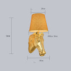 Horse Head Wall Lamp Living Room Modern Minimalist Creative Horse Head Lamp Bedroom Aisle Lootquake LLC