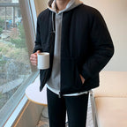 Double Zipper Design For Cotton Jacket