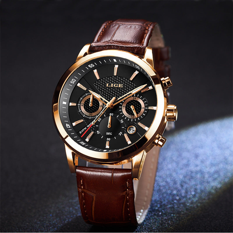 Men Fashion Sport Quartz Clock Mens Watches Pi-Mart