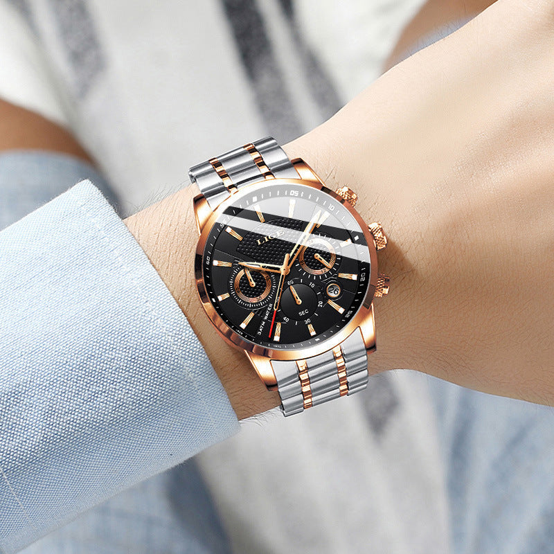 Men Fashion Sport Quartz Clock Mens Watches Pi-Mart