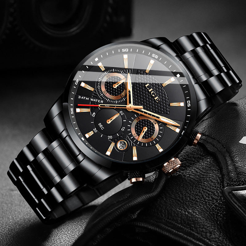 Men Fashion Sport Quartz Clock Mens Watches Pi-Mart