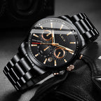 Men Fashion Sport Quartz Clock Mens Watches Pi-Mart