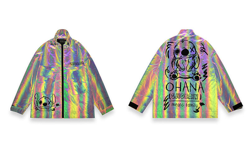 Loose Blouse Autumn Function Colorful Workwear Jacket