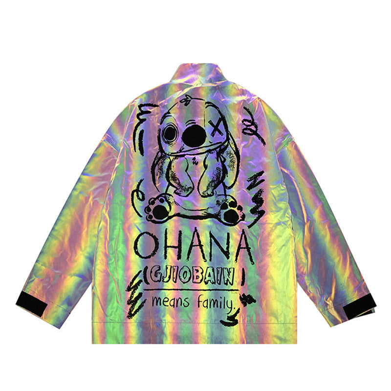 Loose Blouse Autumn Function Colorful Workwear Jacket