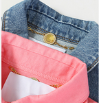 Short Fringed Denim Jacket