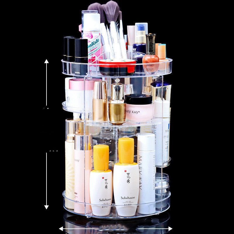 Rotating Cosmetic Storage Box Acrylic