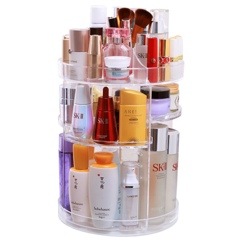 Rotating Cosmetic Storage Box Acrylic