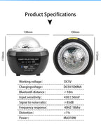 Led Starry Sky Light Rotating Romantic Laser Projection Lamp Pi-Mart