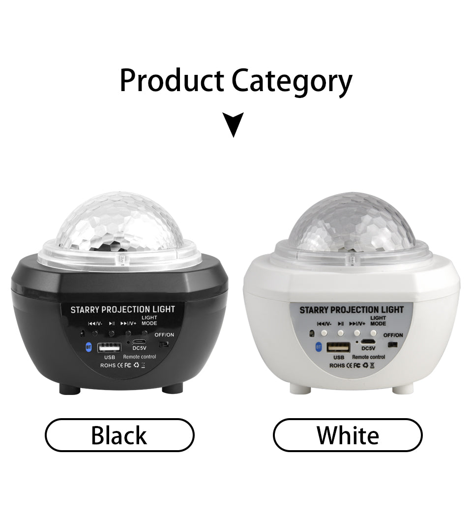 Led Starry Sky Light Rotating Romantic Laser Projection Lamp Pi-Mart